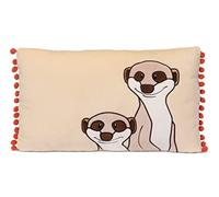 NICI- Rectangular Cushion 43x25cm Green, 48747, Couple de suricates, 43 X 25 cm