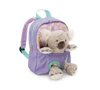 NICI Sac à Dos avec Peluche Koala 25 cm, 21 x 26 cm, Violet, Peluche Amovible Douce et Moelleuse, Sac à Dos pour la Maternelle, pour Enfants de 2 à 5 Ans - 63039