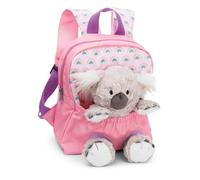 NICI Sac à Dos Rose pour Enfants 2 en 1 avec Peluche Koala 25cm - Sac à Dos pour Enfants Filles & garçons, Dos Souple & Sangles réglables - 49841