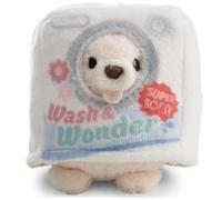 NICI Set Chien Washy, 8 cm, boîte Cadeau 8,5 × 6,5 × 10 cm - 63386 | Doudou mymochi Lifestyle, tendance Kawaii, à câliner, jouer et collectionner, jolie idée cadeau