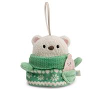NICI Set Peluche Ours Snono 8 cm avec Bonnet et Costume Sweat, boîte Cadeau 8,5 × 6,5 × 10 cm - Doudou mymochi Lifestyle, Tendance Kawaii, à câliner, Jouer et Collectionner | 63426