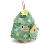 NICI Set Peluche Pingouin Waddle 8 cm avec Pain d’épices et Costume Sapin de Noël, boîte Cadeau 8,5 × 6,5 × 10cm - Doudou mymochi Lifestyle, Tendance Kawaii, à câliner, Jouer et Collectionner | 63427