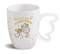 NICI Tasse en porcelaine licorne ange Angelia dans un coffret cadeau 310ml 46369