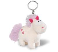 NICI Theodor - Peluche Licorne - Collection Theodor et ses Amis - Toucher Ultra Doux - Format Porte-Clés - Taille 10 cm, Rose