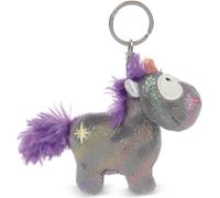 NICI- Porte-clés Theodor & Friends Licorne Star Bringer 10cm Green, 48621, Gris