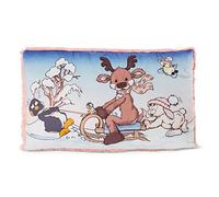 NICI Winter Friends Oreiller en Peluche 43 x 25 cm, Rectangulaire I Coussin Douillet pour Garçons, Filles et Bébés I Coussins Peluches Moelleux - 48333