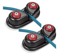 Niciksty 2pcs Taquet de Corde Taquet à Came, Crampons à roulement à Billes en Plastique ABS anodisé pour Bateau pour Accessoire de Bateau de Yacht