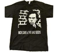 Nick Cave and The Bad Seeds 2019 Concert Tour Alt Rock Tee Unisex 100% Cotton Short-Sleeve T-Shirts Black XL