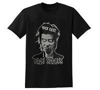 Nick Cave and The Bad Seeds Unisex Cotton Tee Shirt Men's Black T-Shirt XXL