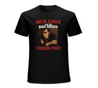 Nick Cave Tender Prey Tracks Men's Short Sleeve Cotton Shirt for Sport Size XL