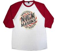Nick Mason's Saucerful Of Secrets - T-shirt pour homme/femme unie RO10625 (XXL) (Rouge/Blanc)