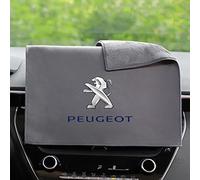 NICKAL Voiture Chiffon Nettoyage, pour Peugeot 2008 3008 4008 5008 206 207 301 307 308 408 508 Microfibre épaisse Chamois Serviette Lavage Nettoyage Vitres Multi-Usage Accessoires,Grey Style