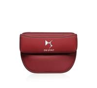 NICKAL Voiture Siège D'écart Organisateur, pour DS Wild Rubis Spirit DS3 Cabrio DS4S DS6 DS7 Crossback Cuir PU Avant Siège Remplissage Boîte de Rangement Anti-Fuite Accessoires,Red Style