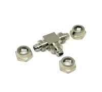 Nickel Plated Brass Quick Connector Air Hose Fitting Fit 6mm Outer Diameter Hose
