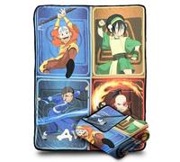 Nickelodeon Bazillion Dreams Avatar The Last Airbender Aang Toph Beifong Katara Zuko Couverture Polaire