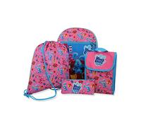 Nickelodeon Blue's Clues & You Kids Sac à dos d'écolier 5 pièces 40,6 cm, rose, One Size, Blue's Clues & You Ensemble sac à dos d'écolier 5 pièces pour fille 40,6 cm