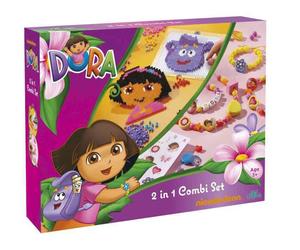 Nickelodeon Boite d'activités DORA - création de colliers & bracelets + perles à repasser