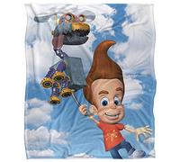 Nickelodeon Brand Helicopter Jimmy Plaid Ultra Doux au Toucher Soyeux - 152 x 127 cm