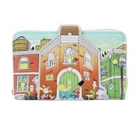 Loungefly Hey Arnold Portefeuille zippé Motif coucher de soleil, multicolore, Portefeuille zippé