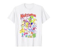 Nickelodeon Made In The 90's Multi Franchise Color Crew T-Shirt