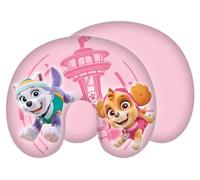 Nickelodeon Paw Patrol Coussin de voyage avec Skye, Everest en rose, pour chien, dimensions 28 x 33 cm, 100 % polyester