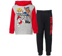 Nickelodeon Paw Patrol Ensemble chandail à capuche et pantalon en polaire pour enfant à grand enfant (2T - 10-12), Gris chiné, 5 ans