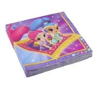 Nickelodeon serviettes Shimmer and Shine 33 cm 20 pièces Multicolore, Multicolore G