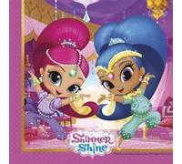 Nickelodeon serviettes Shimmer and Shine 33 x 33 cm 20 pièces Rose, Rose G