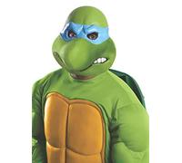 Nickelodeon Teenage Mutant Ninja Turtles Adult Leonardo 3/4 Mask, Green, One Size