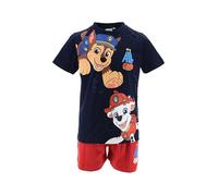 Nickelodeon Universe Pat Patrouille, Ensemble T Shirt + Short Garçon (Bleu Marine,4 Ans)