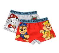 Nickelodeon Universe Pat Patrouille, Lots de 2 Boxers, Garçon (FR/ES, Âge, 4 Ans, 5 Ans, Taille Normale, Rouge)