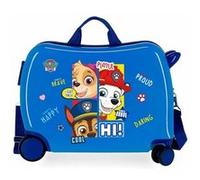 Paw Patrol La Pat' Patrouille Be Happy Valise Enfant Bleu 50x39x20 cms Rigide ABS Serrure à combinaison 38L 2,1kgs 4 roues Bagage à main