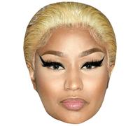 Nicki Minaj (Make Up) Big Head. Masque plus grand que nature.