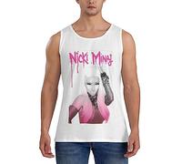 Nicki Music Minaj Débardeur sans manches pour homme Noir, blanc, M