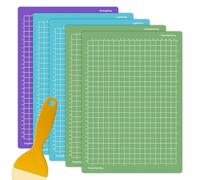NICKLIN 5pcs Tapis Découpe pour Cricut Joy Xtra 8,5" x 12" Tapis de Coupe Adhésifs Rechange Antidérapant Cutting Mat pour Accessoires Bricolage DIY StandardGrip StrongGrip LightGrip Mat