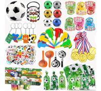 nicknack 113 Pièces Football Pinata Anniversaire Garcon, Kit Football Fête Enfants avec Petits Cadeaux Deco, Sachet Cadeaux pour Pinata Anniversaire