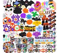 nicknack Halloween 261pcs Jouets pour Enfants - Goodies, Cadeaux Invités, Pochette Surprise Enfants, Petit Cadeau Anniversaire, Remplissage Piñata Mixte