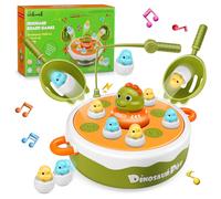 Nicknack Jeu de pêche magnétique pour enfants, 4 en 1 Jeux de société d'opération dinosaure, jouet de pêche musical Jeux interactifs pour tout-petits pour garçons et filles de 3 à 8 ans Cadeaux