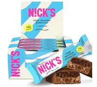 NICKS Barres protéinées à faible teneur en glucides, triple chocolat - 15 g de protéines - 202 calories - céto - low carb - Sans sucre ajouté - Sans gluten (12 keto protein bars x 50 g)