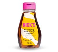 NICKS Fiber Syrup, Sirop de Fibres Arôme Miel, alternative de remplacement du sucre 300 g