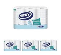 Nicky équipe papier toilette jumbo - 12 rouleaux (Lot de 4)