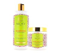 Nicky Paris - Lot Shampoing Et Masque À L'huile D'amla -