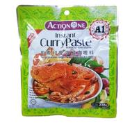 Niclaw Gourmet Action One A1 Pâte de curry indienne instantanée Perencah Kari Makanan Laut India, 230 g chacune, Halal, Expiration : 28 février 2026