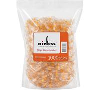 NICLESS Premium Filtre Cigarette Anti Goudron Nicotine 1.000 pièces, Cigarette Holder Jetable 8mm, Microfiltre Plastique