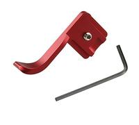 Nicna Hot shoe Thumb Up Grip pour Canon EOS M, G11, G12, NIKON COOLPIX P7700 P7100 A, Fujifilm X20 X100 X100S X-pro1 Pentax Q7/Q10/K10, Leica D-Lux 6-5 X Vario X 5 X2 M8 M9 M9-ME P Rouge