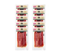 Nico Boîte de 10 plaquettes durcies duroc 90 g en sachet de 90 g sans additifs Palette duroc 100 % naturelle, élaborée uniquement avec palette et sel de mer, sans additifs