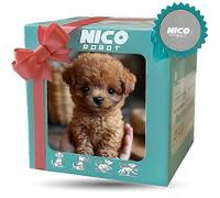 Nico Robot Dog, mon chiot robot realiste, une peluche interactive qui agit comme un vrai chiot