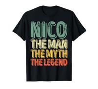 Nico The Man The Myth The Legend Chemise Prénom Nico T-Shirt
