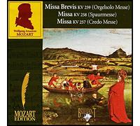 Nicol Matt - Messen (Mozart): KV 259 (Orgelsolomesse) - Spaurmesse KV 258 - Credo-Messe KV 257 +192
