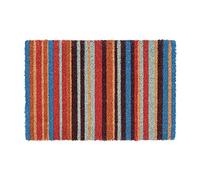 Nicola Spring Tapis de Porte de la Coco - nattes de Bienvenue en Plein air naturales à l'intérieur de la Noix de Coco - 90 x 60 cm - Pinstripe